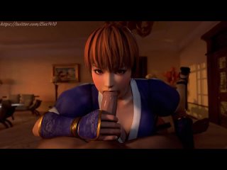 kasumi - without sound; oral sex; minet; blowjob; deepthroat; facefuck; 3d sex porno hentai; (by @lies1410) [dead or alive]